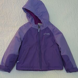Columbia Kids' Two-Tone Purple Raincoat
